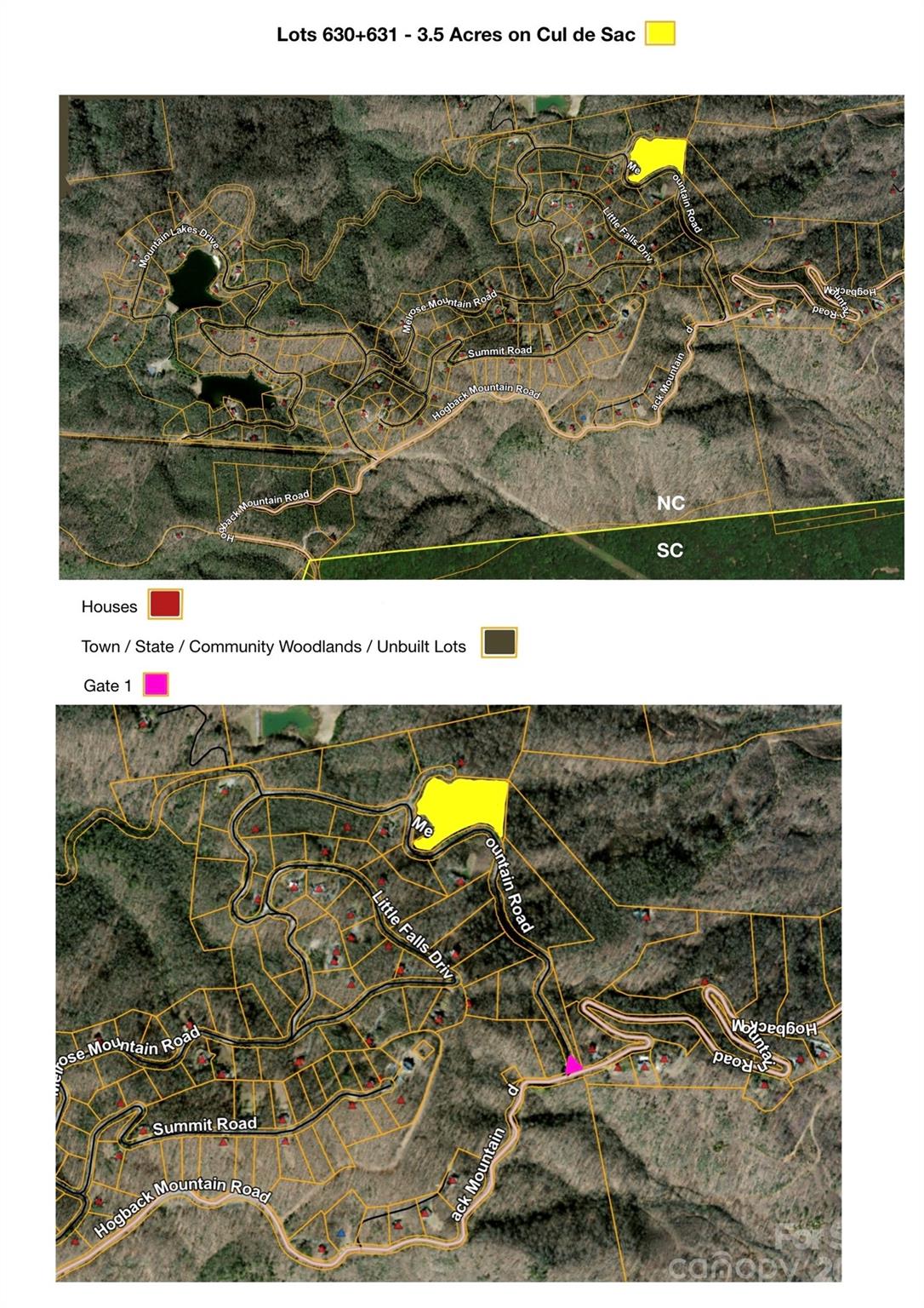 630 & 631 Melrose Mountain Road, Tryon, NC 28782